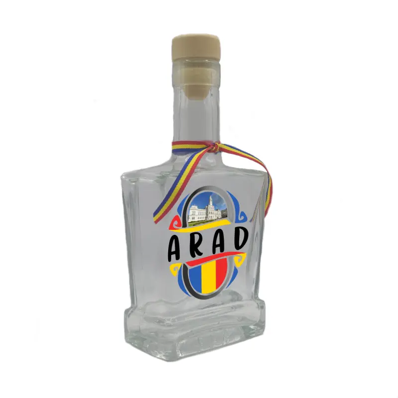 Arad romania, sticla cu mesaj plata, 500 ml, model divgs179 05